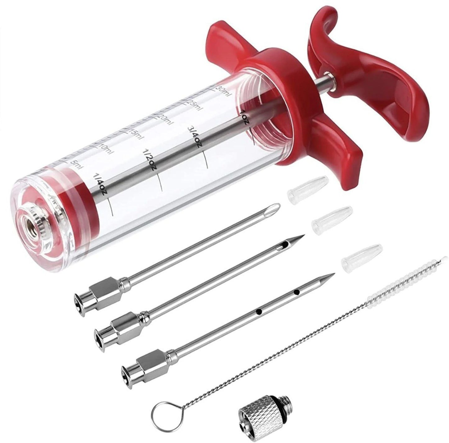 Kitchen Marinade Injector Syringe Set Fillings BBQ Injector