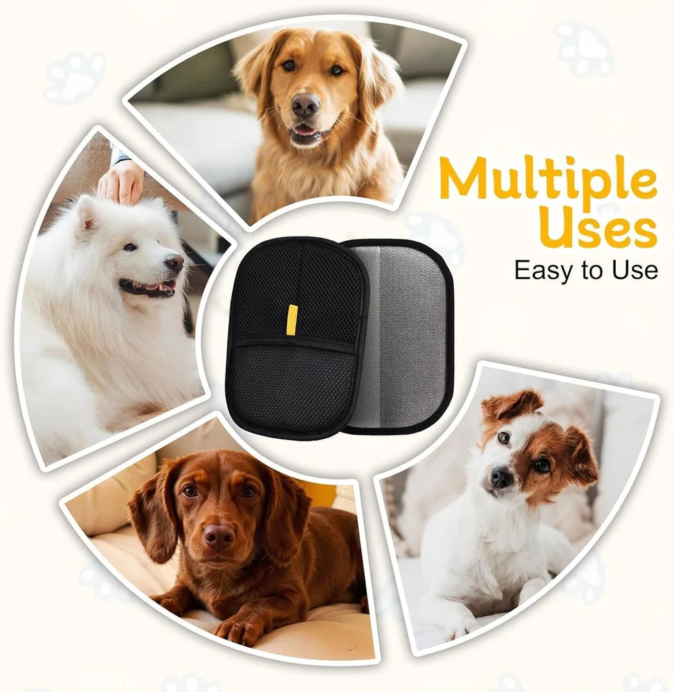 Dog and cat Pet Hair Remover Gloves