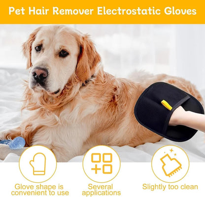 Dog and cat Pet Hair Remover Gloves