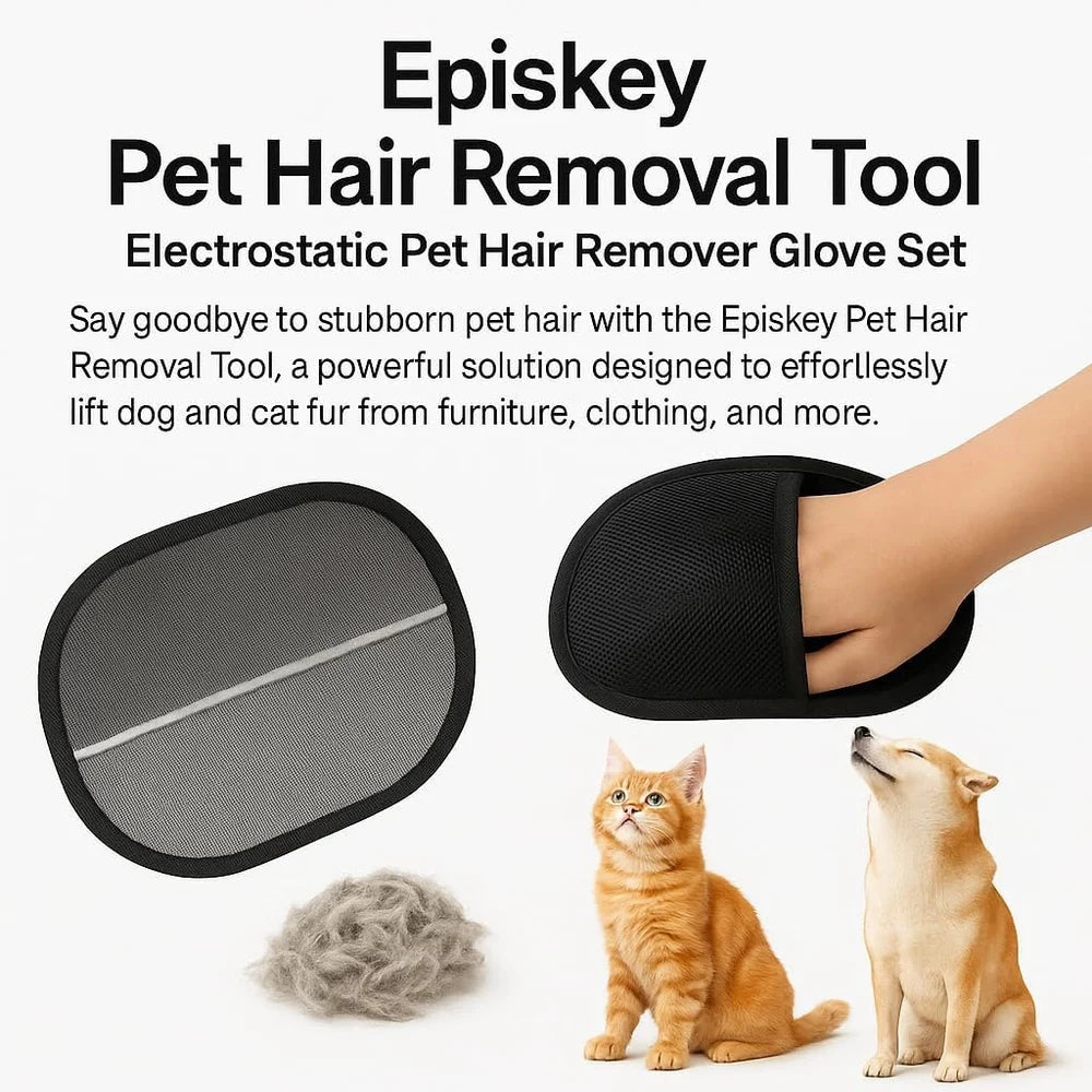 Dog and cat Pet Hair Remover Gloves