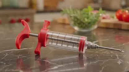 Kitchen Marinade Injector Syringe Set Fillings BBQ Injector
